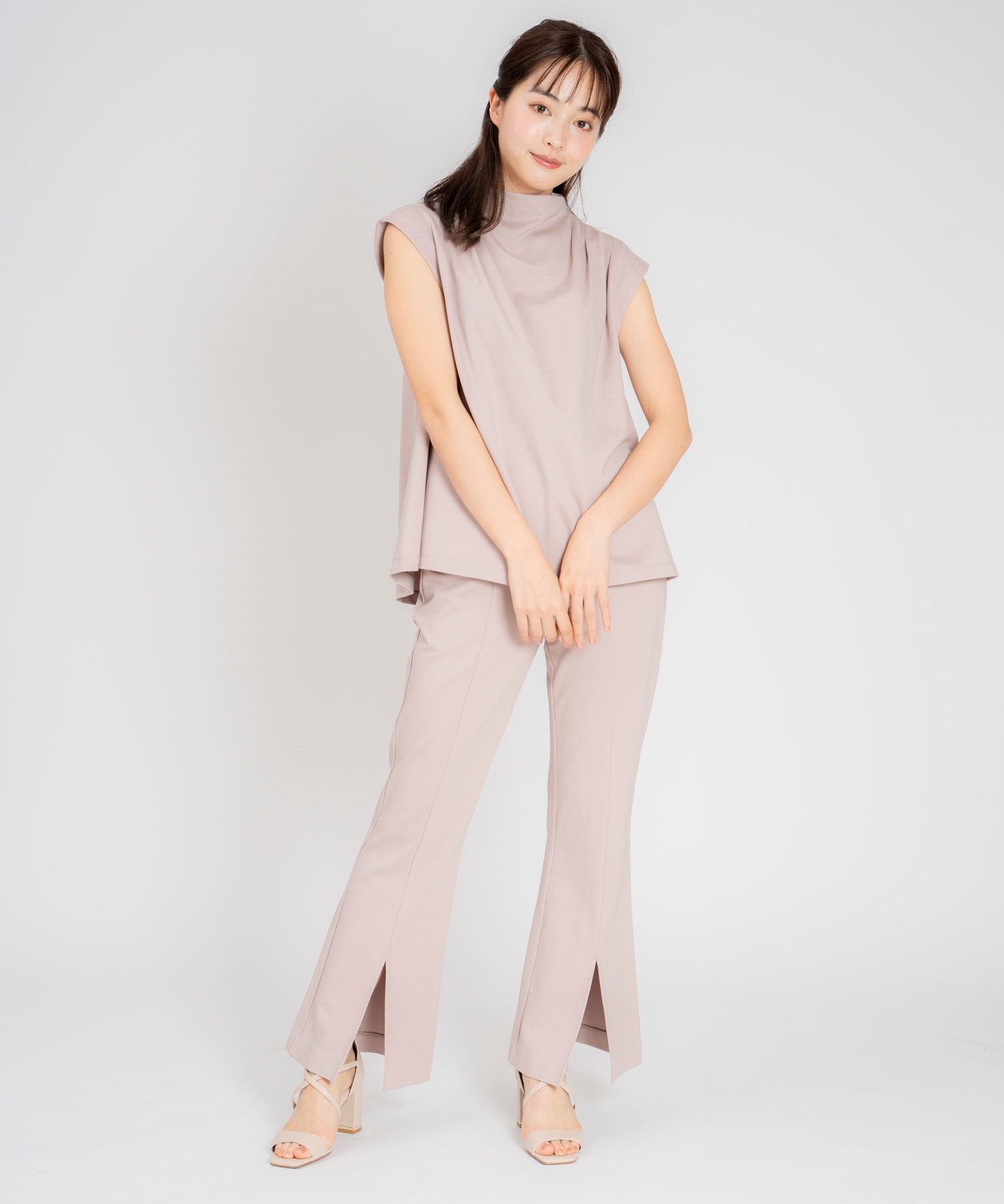 【WEB限定】ドレープセットアップ(32ピンク-Ｓ)