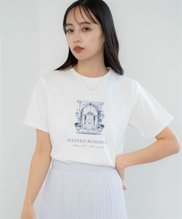 ロゴエンブレムＴシャツ(01オフホワイト-フリー)