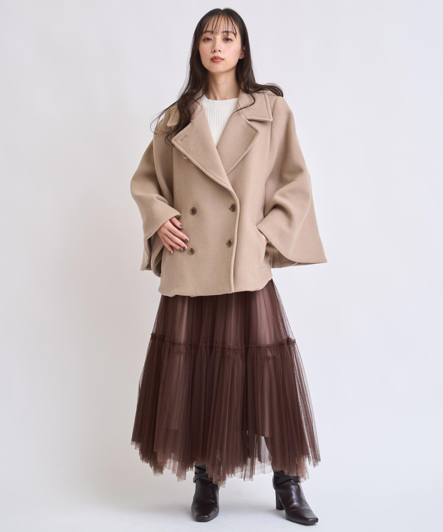 グラデイレヘムチュールスカート(81チャ-フリー)