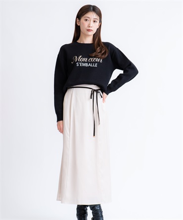 アソートサテンナロースカート(82ベージュ-Ｓ)