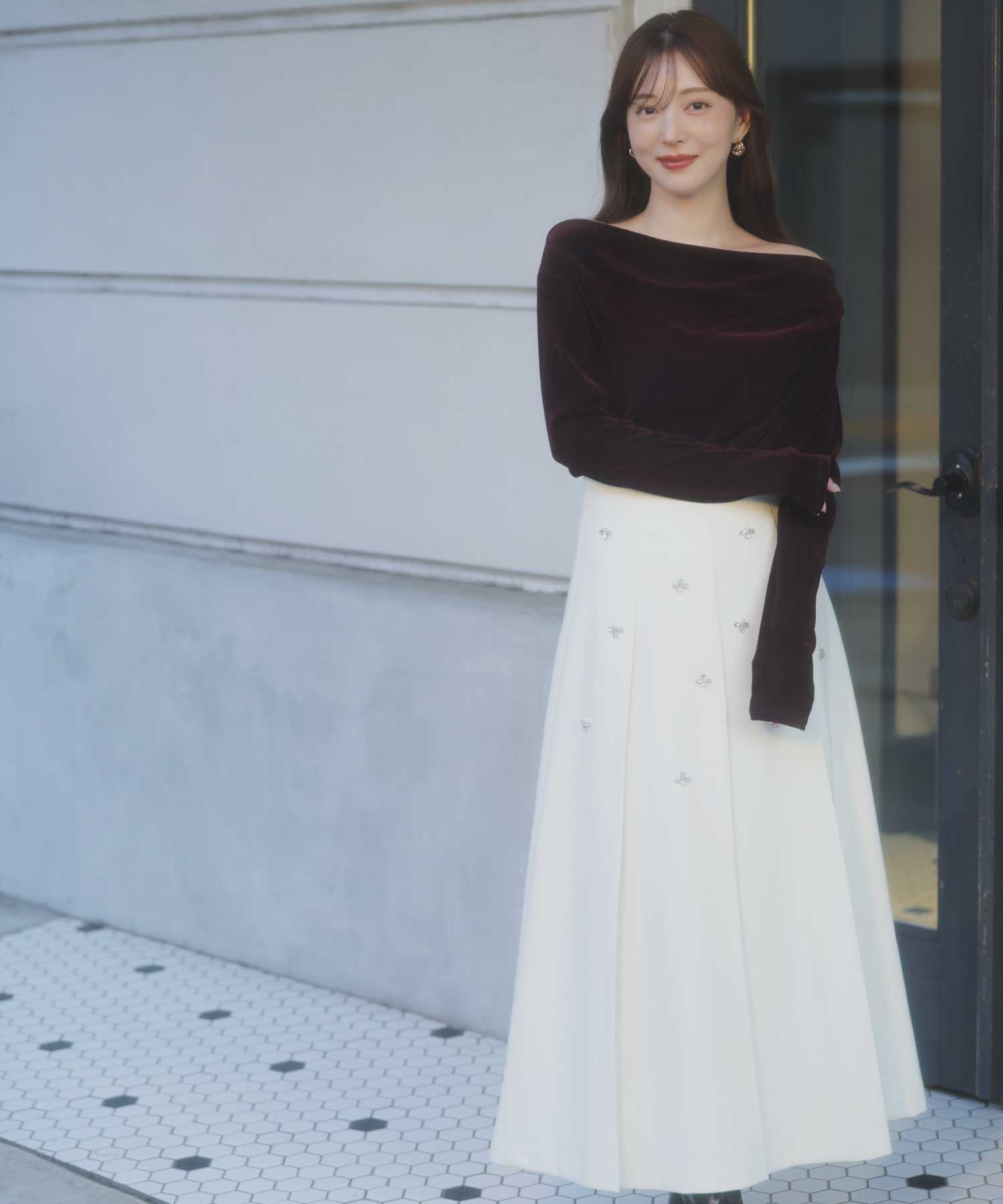 【SSサイズあり】ワイドタックビジュースカート