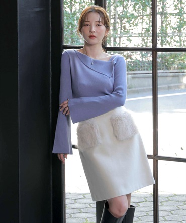 アソートポケットファーミニスカート