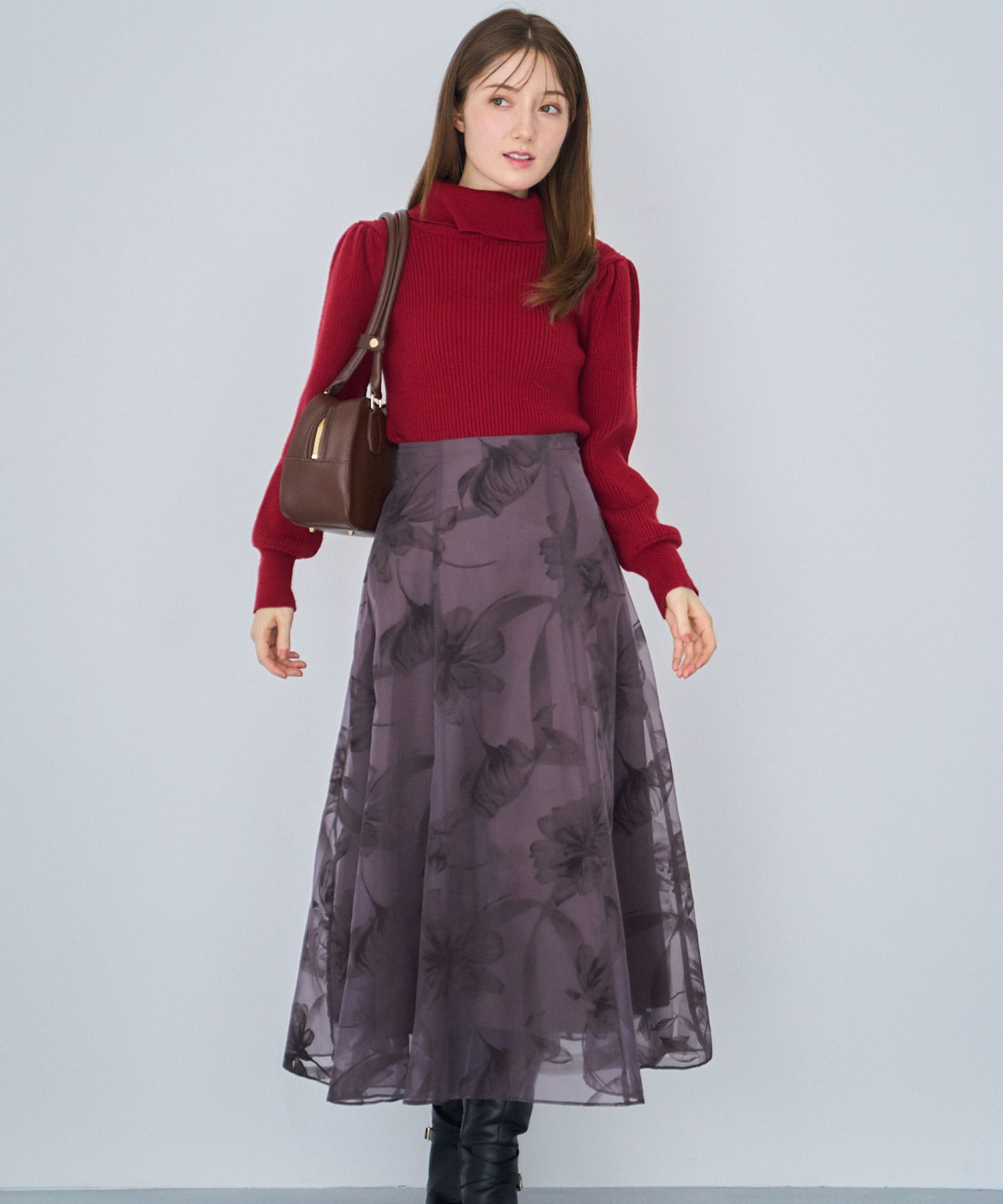 グラデーションフロッキースカート(81チャ-Ｓ)