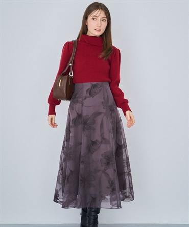 グラデーションフロッキースカート(81チャ-Ｍ)