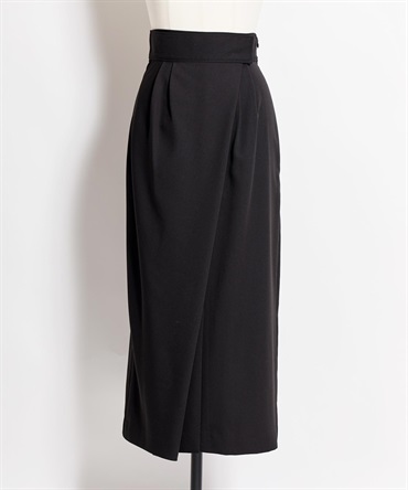 【販路限定】ナローロングスカート(00ブラック-Ｍ)
