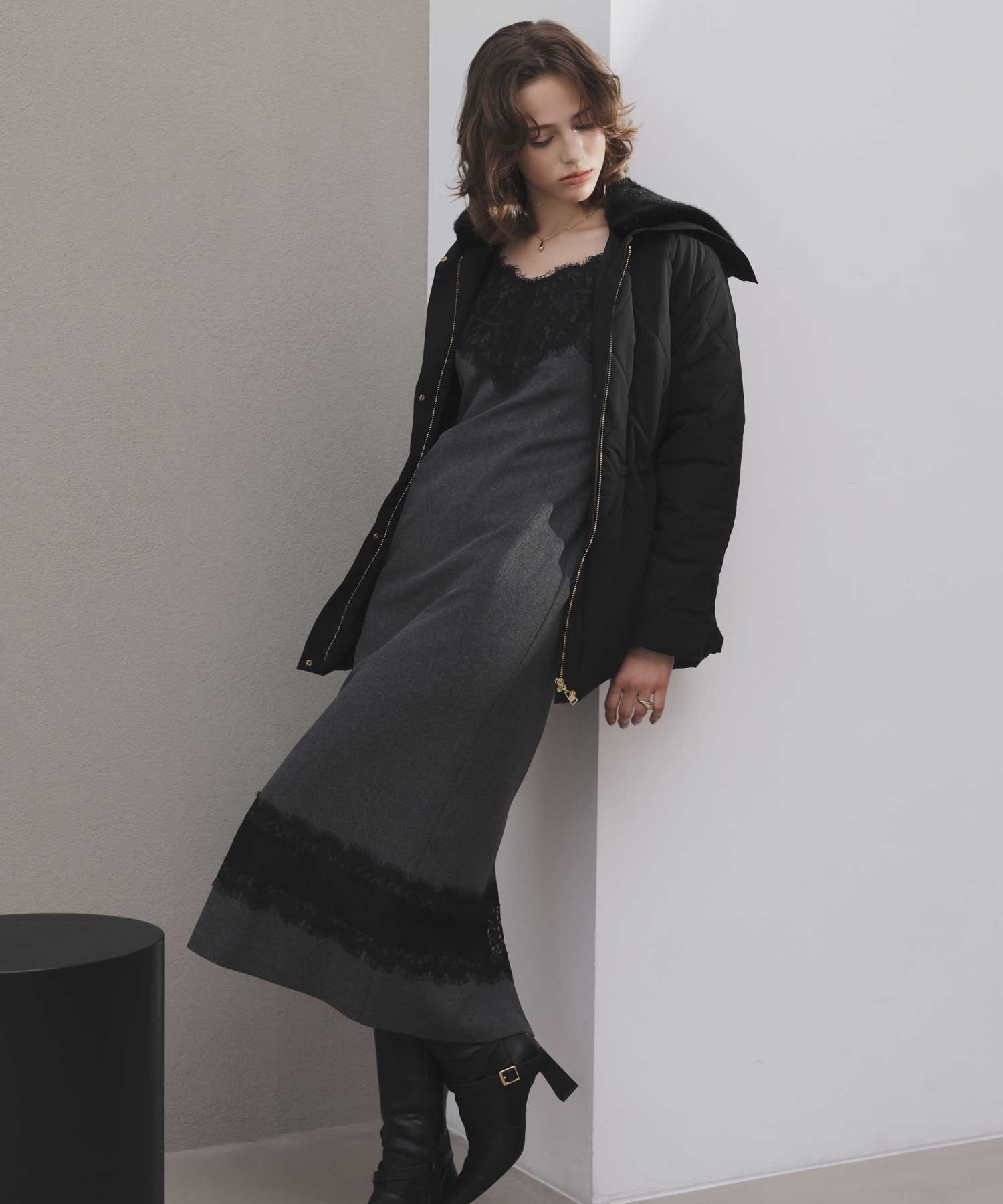 レース切り替えワンピース