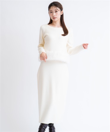 ファーニットセットアップ(01オフホワイト-フリー)