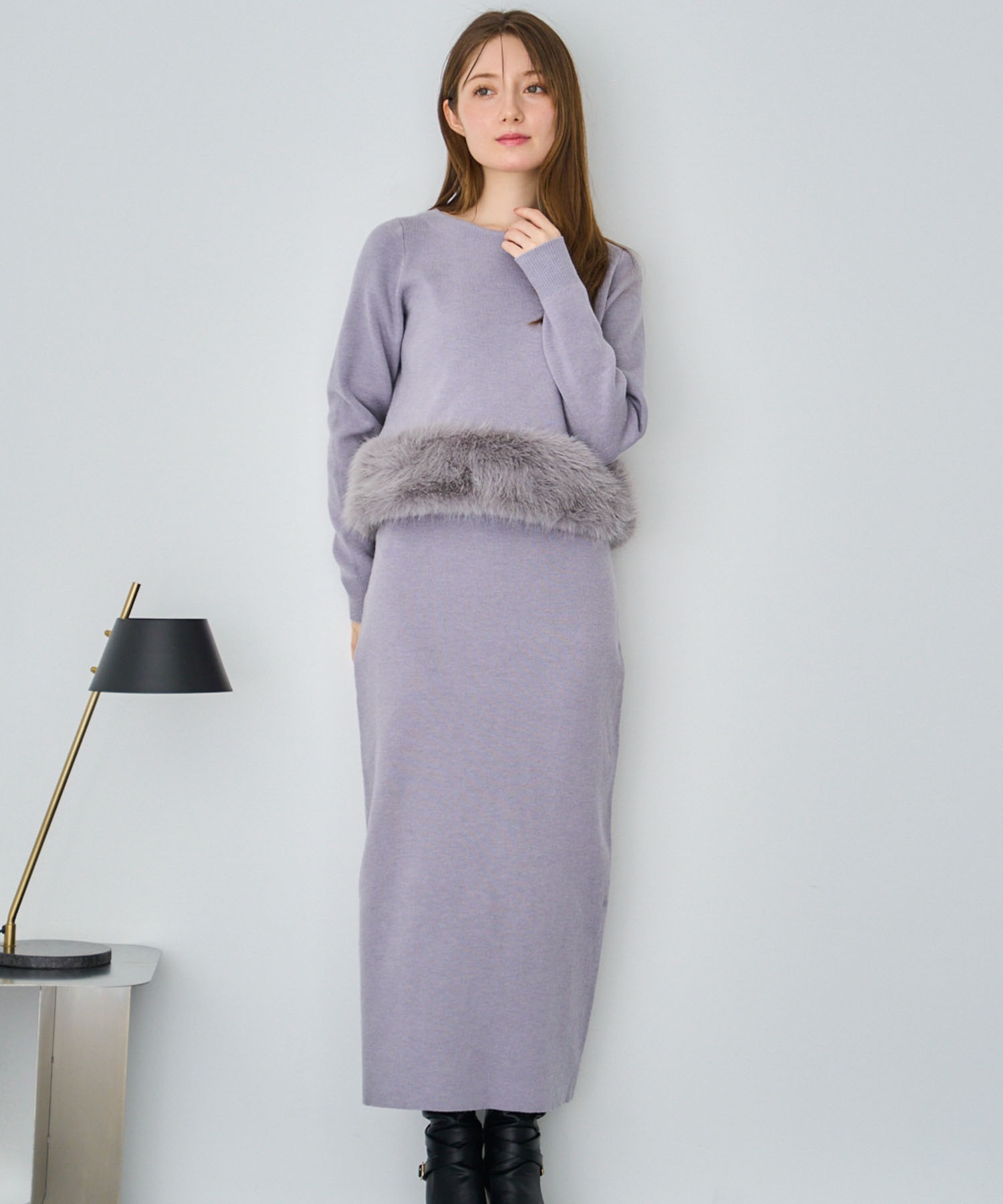 ファーニットセットアップ(11グレー-フリー)