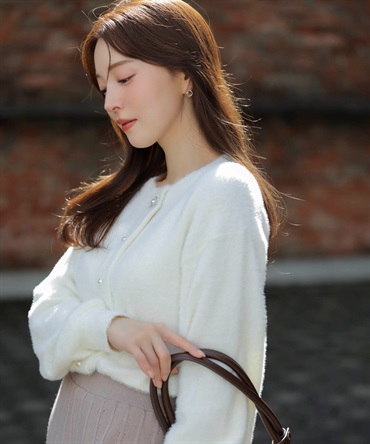 ドッキングプリーツニットワンピース(01オフホワイト-フリー)