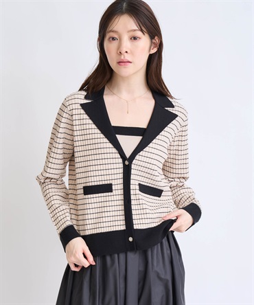 ニットジャケットアンサンブル