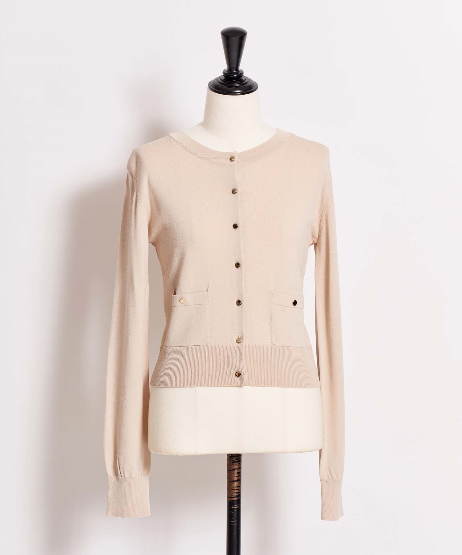 アウトポケットＵＶニットカーディガン(82ベージュ-フリー)