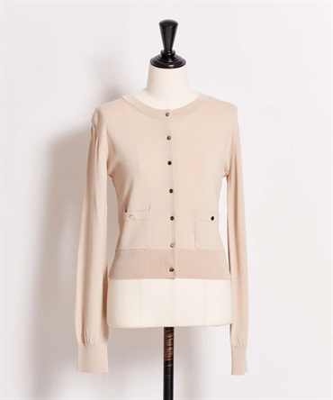 アウトポケットＵＶニットカーディガン(82ベージュ-フリー)