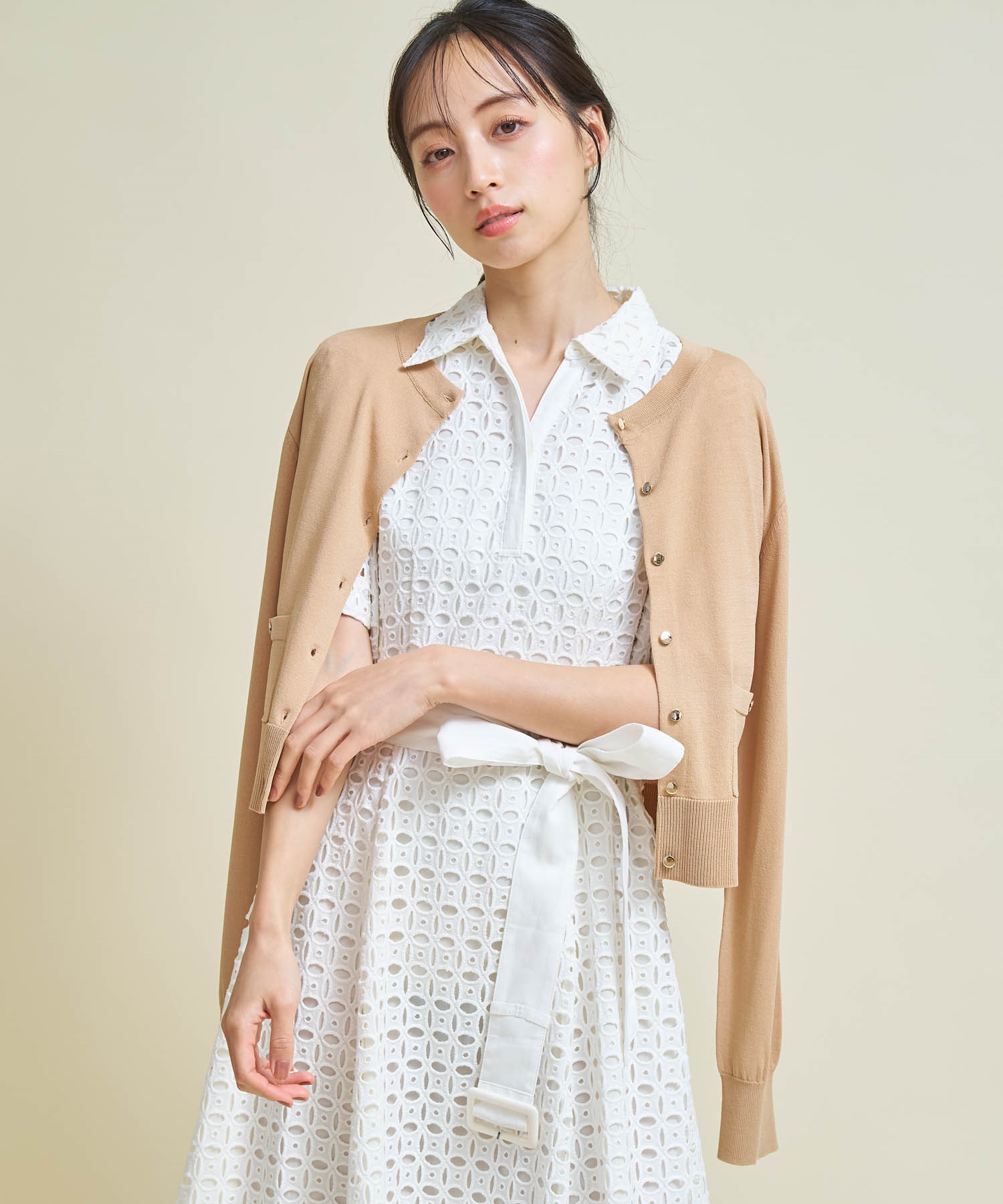 アウトポケットＵＶニットカーディガン