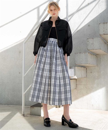 アソートギャザーフレアスカート(01オフホワイト-Ｓ)