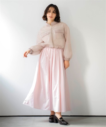 アソートギャザーフレアスカート(32ピンク-Ｓ)