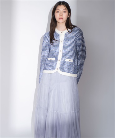 プリーツチュールスカート(11グレー-Ｓ)