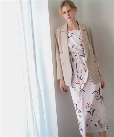 ペイントフラワーワンピース