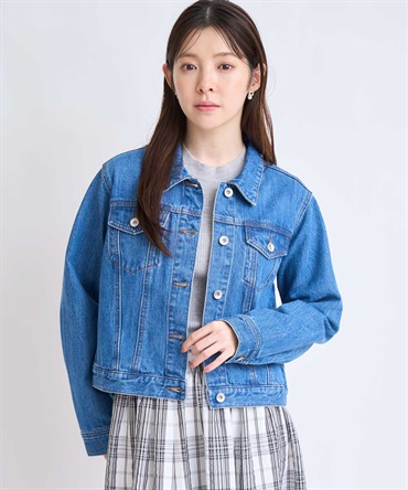 デニムジャケット(74インディゴブルー-フリー)