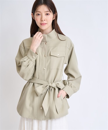 ワークディテールジャケット(63カーキ-Ｓ)