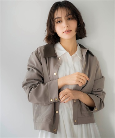 アウトポケットブルゾン