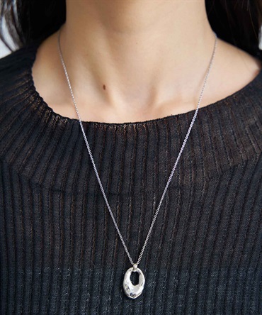 ニュアンスデザインネックレス(13シルバー-フリー)