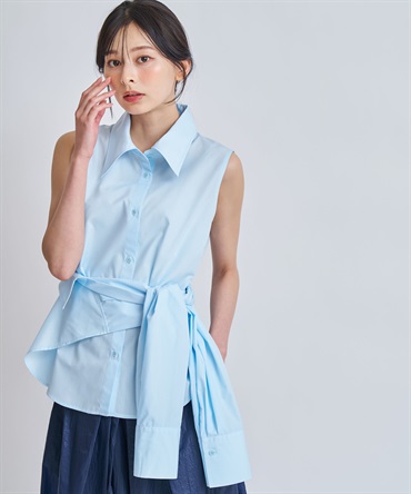 【予約】マルチウェイレイヤードシャツ(72サックス-フリー-6月下旬ごろのお届け)