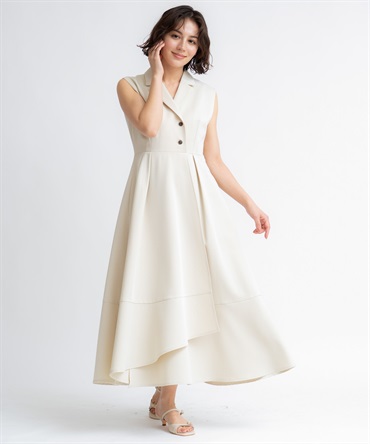 【予約】テーラーカラーノースリワンピース