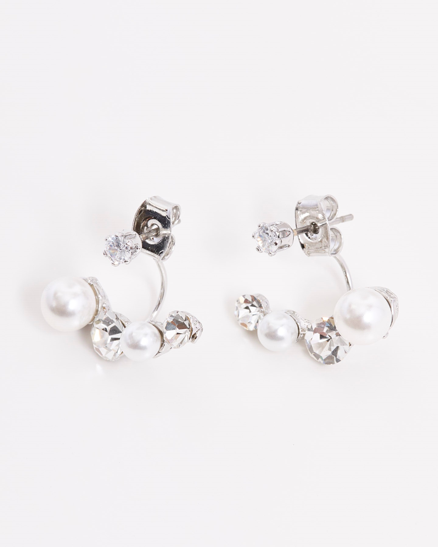 【予約】パールビジュードロップピアス(13シルバー-フリー-4月下旬ごろのお届け)