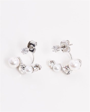 【予約】パールビジュードロップピアス(13シルバー-フリー-4月下旬ごろのお届け)