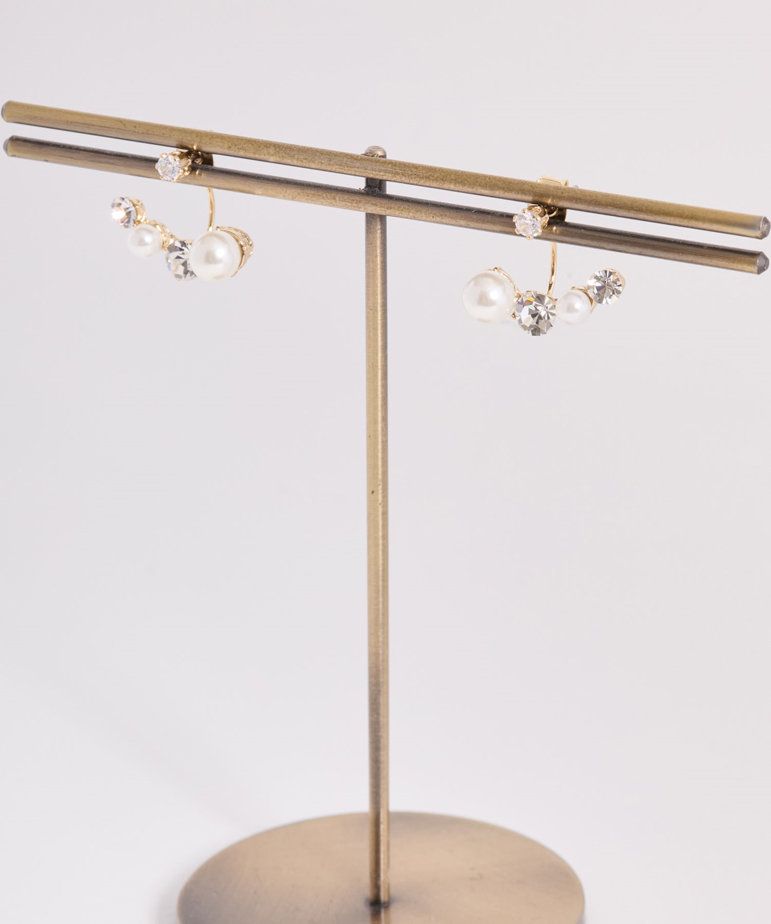 【予約】パールビジュードロップピアス(50ゴールド-フリー-4月下旬ごろのお届け)